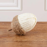 Rope and Paper Acorns Cream L6cm / W6cm / H9.5cm