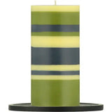 Large Metal Candle Plate - Jet Black
