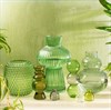 Triple Bubble Vase Grey & Olive