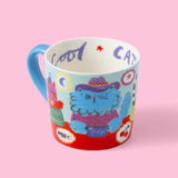 Cool Cat Club Mug Mug Eleanor Bowmer