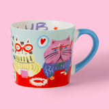 Cool Cat Club Mug Mug Eleanor Bowmer