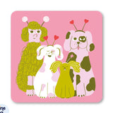 Deely Bopper Dog Coaster