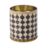 Designworks Ink A Dopo Black White Wavy Storage Tin