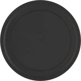 Large Metal Candle Plate - Jet Black