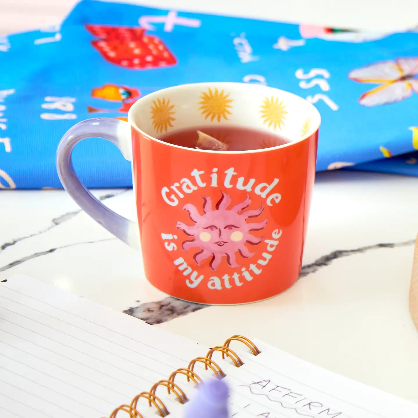 Gratitude Is My Attitude Mug Eleanor Bowmer