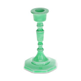 Enamel Candlestick (13cm) - Green