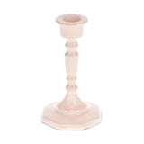 Enamel Candlestick (13cm) - Pink
