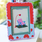 Heart Photo Frame | Red Photo Frame 16 x 1.5 x 21cm