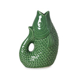 Green Ceramic Fish Vase W8.2 D5 H12c