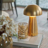 Abigail Ahern Cecily  Rechargeable Lamp Gold