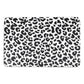 Leopard Print White Stone Bath Mat