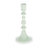 Grey Enamel Candlestick (19cm) -