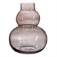 Grey Glass Pebble Vase