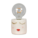 Led  Madam Lamp with Batteries D9 H17.5cm