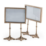 Antique Silver 5x7 Duck Leg Photo Frame - Landscape
