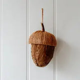 Light Brown Leaf Acorn L10cm / W10cm / H14cm
