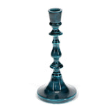 Enamel Candlestick (19cm) - Blue