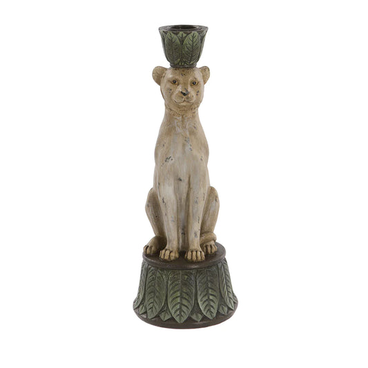 LEOPARD CANDLE HOLDER