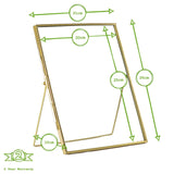 8" X 10" Standing Metal Photo Frame