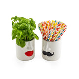 Mr White Ceramic Pot