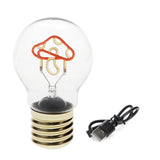 Cordless Lightbulb - Mushroom Lamp