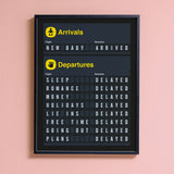Arrivals – New Baby Art Print A4