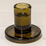 Olive Green Smooth Small Candle Holder