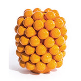 Large Ceramic Multi Orange Vase