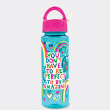 Water Bottle - You Don't Have To Be Perfect - Rainbows