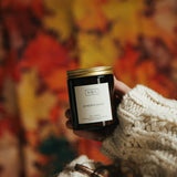 Pumpkin Patch Amber Glass Candle