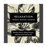 Relaxation 20 minute candle set