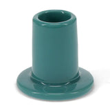 Ceramic Tube Candle Holder - Sea Green