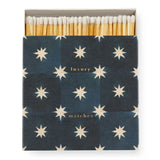 Navy Star Tile | Square - Christmas Safety Matches🎄| Archivist Gallery