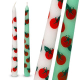 Tomato Taper Dinner Candles - 2 Pack