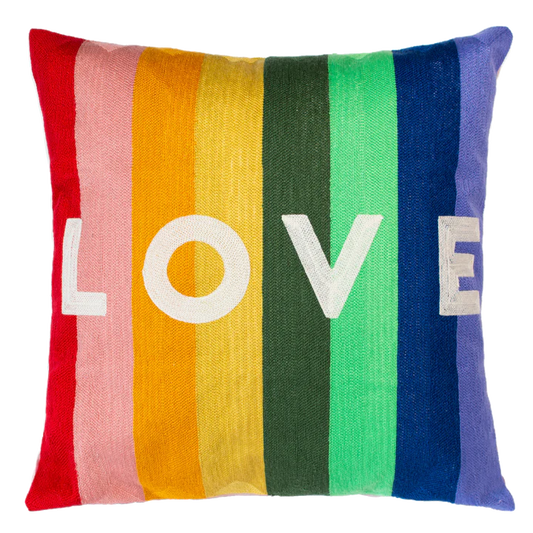 LOVE Needlepoint Cushion